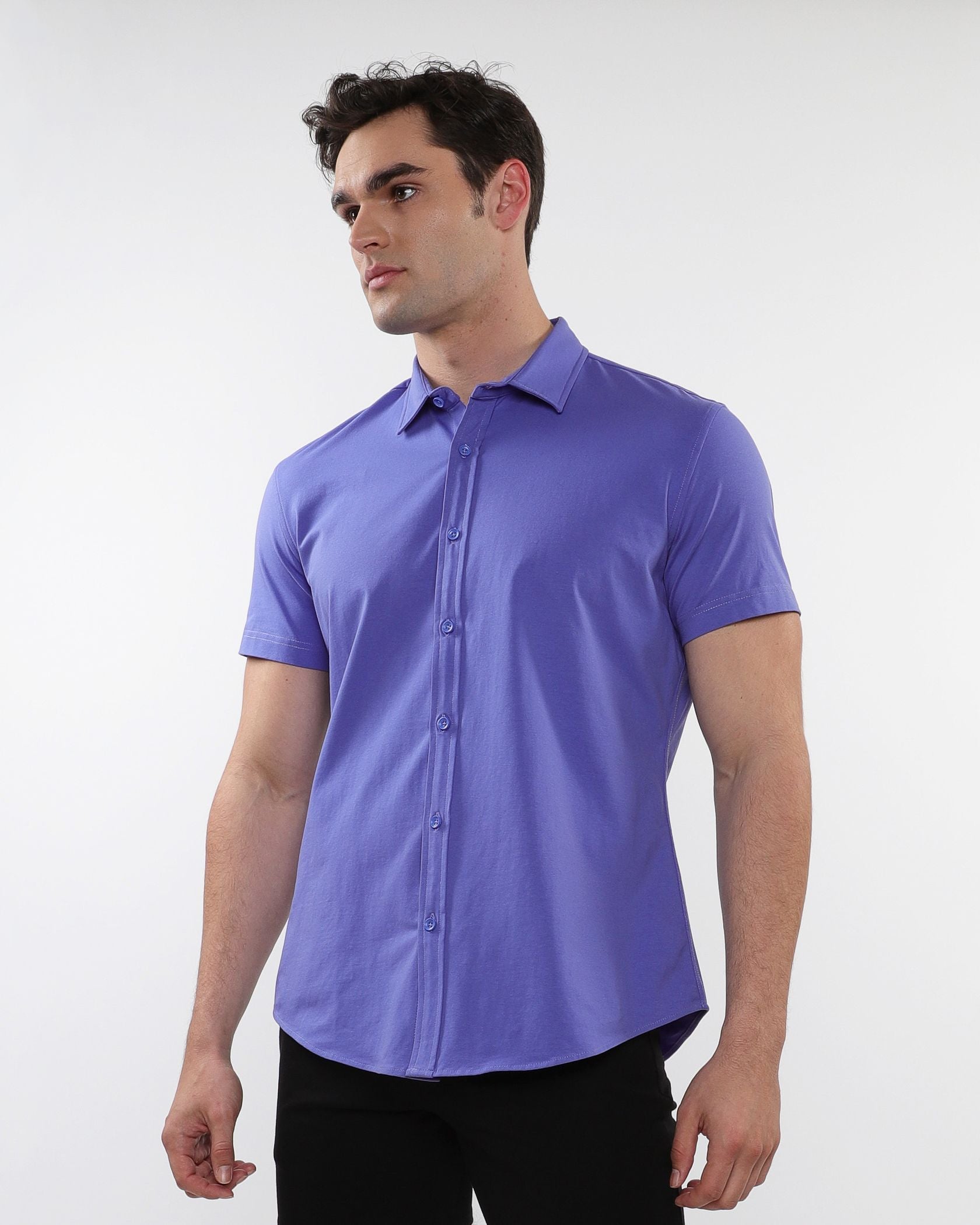 STRETCH KNIT SHIRT