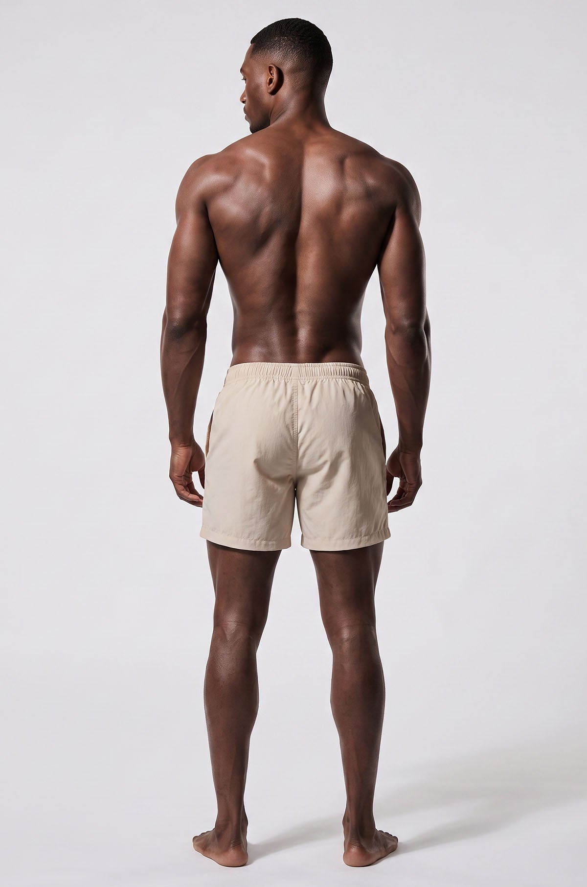 Adonis von Kyhry Herren-Badeshorts in Sandstein