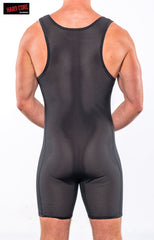 Hard Core 3907 Men's Suck it Piggy C-Ring  Singlet - Black