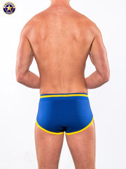 AMERICAN JOCK 8022 Men's Gym 5" Brief - Olympian Blue