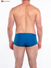 Go Softwear 4520 Men's Napoli Posing Swim Trunk - Deep Water Blue
