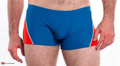 Go Softwear 4562 Herren Napoli quadratisch geschnittene Badehose - Tiefseeblau