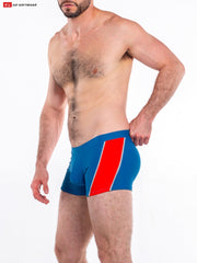 Go Softwear 4562 Herren Napoli quadratisch geschnittene Badehose - Tiefseeblau