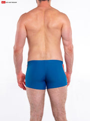 Go Softwear 4562 Herren Napoli quadratisch geschnittene Badehose - Tiefseeblau