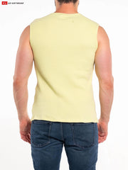 Go Softwear 4631 Men's So Cal Sleeveless Tee - Lemon Grass