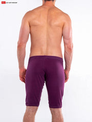 Go Softwear 4654 Men's So Cal Lounge Jamm Short - Plum Wine