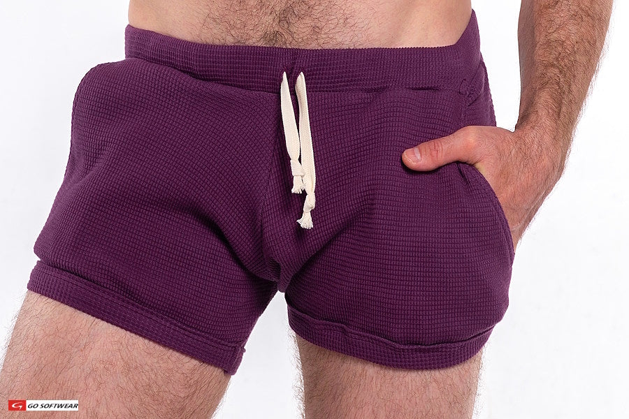 Go Softwear 4681 Men's So Cal 10" Short with Pockets - Plum Wine