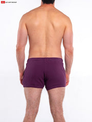 Go Softwear 4681 Men's So Cal 10" Short with Pockets - Plum Wine