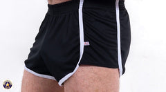 AMERICAN JOCK 8114 Men's Basics 8" Short - Black/White