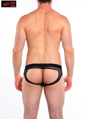 Hard Core 3320 Men's Intimates Jock Brief - Black