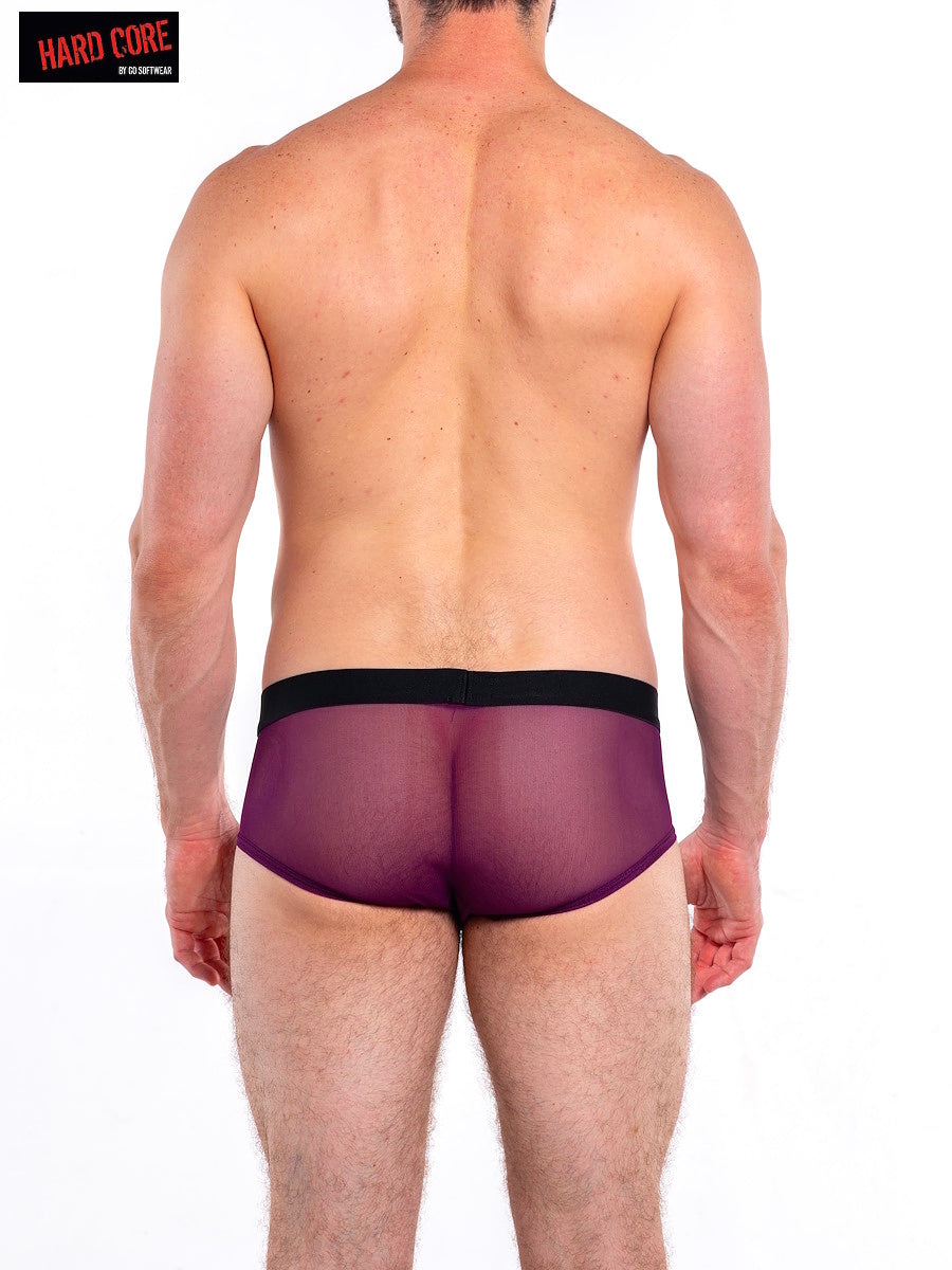 Hard Core 3321 Men's Intimates Brief - Dark Purple