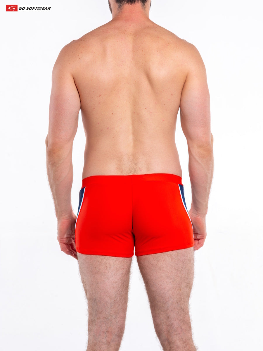 Go Softwear 4562 Herren-Badehose Napoli Sq-Cut - Golden Poppy