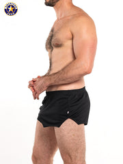 AMERICAN JOCK 8316 Men's Ultra Running Short - Black