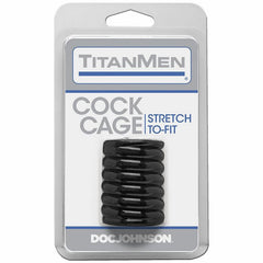 TitanMen  Cock Cage - Black