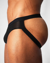 teamm8 Herren Aluure Sheer Jockstrap - Noir