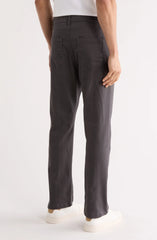 Pantalon 5 poches en sergé de satin pour homme T.R. Premium
