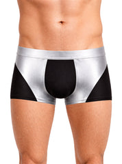 Tartarus Men's Coated Two-Tone Trunk - Metallic Underwear