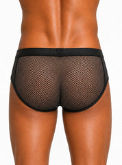 Tartarus Men's Sheer Mesh Brief See-Through Underwear