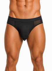 Tartarus Men's Sheer Mesh Brief See-Through Underwear