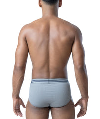 Nasty Pig Men's Thermo Classic Brief - Shark Grey/Fossil Grey