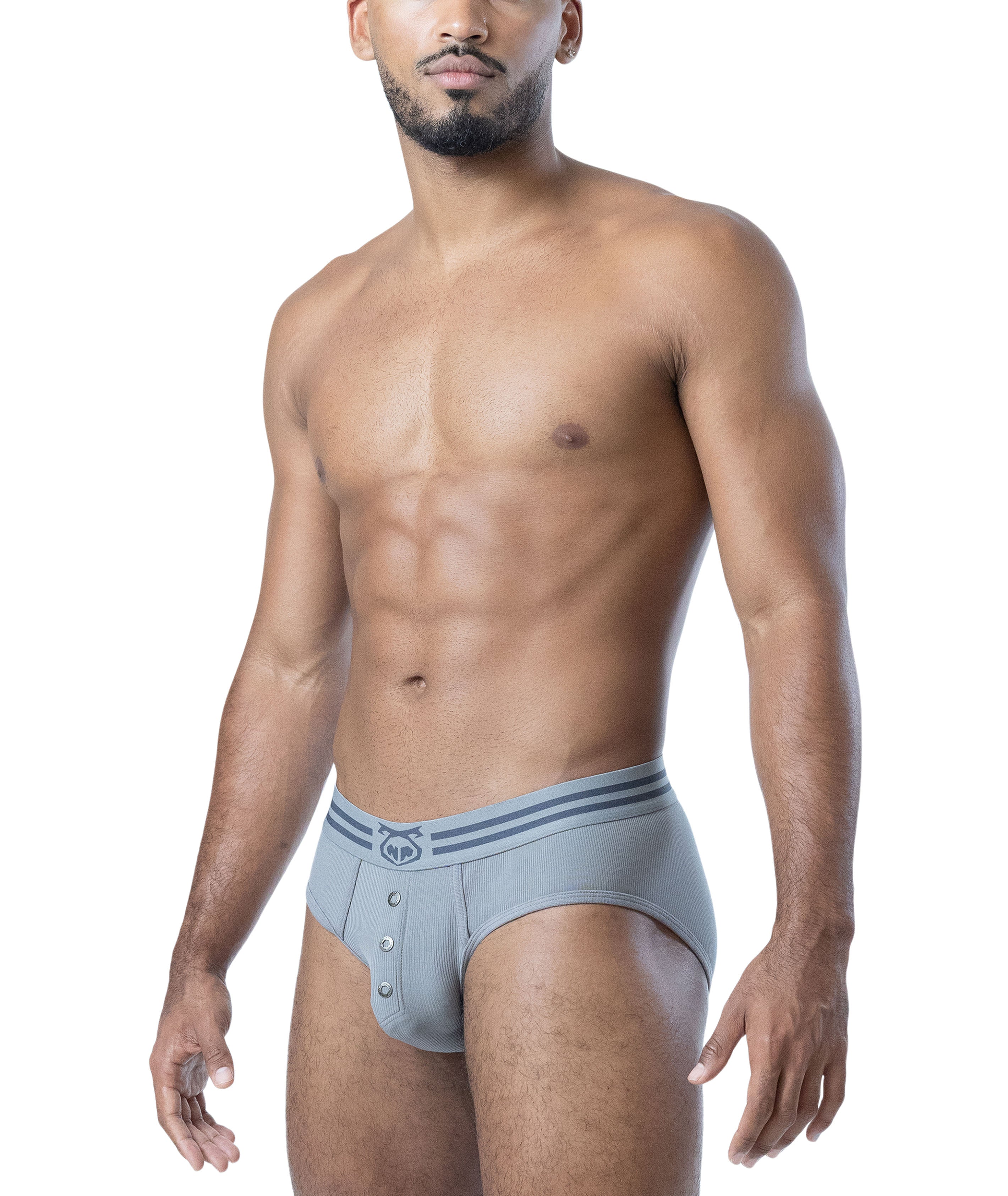 Nasty Pig Men's Thermo Classic Brief - Shark Grey/Fossil Grey