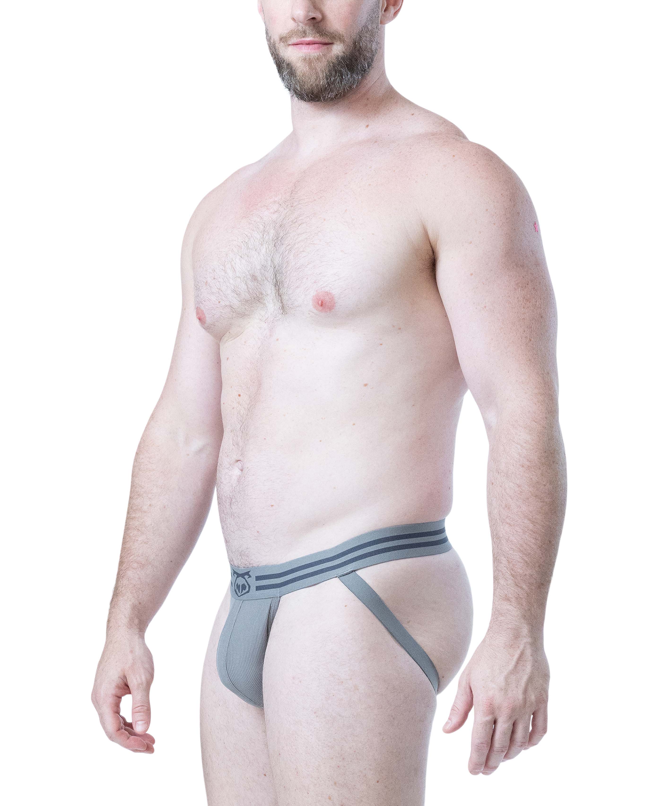 Nasty Pig Thermo-Jockstrap für Herren – Shark Grey/Fossil Grey