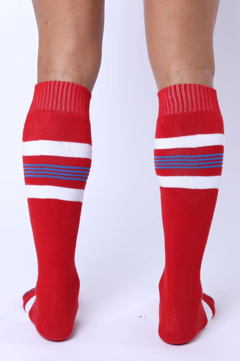 TIGHT END KNEE HIGH SOCKS - 4 COLORS