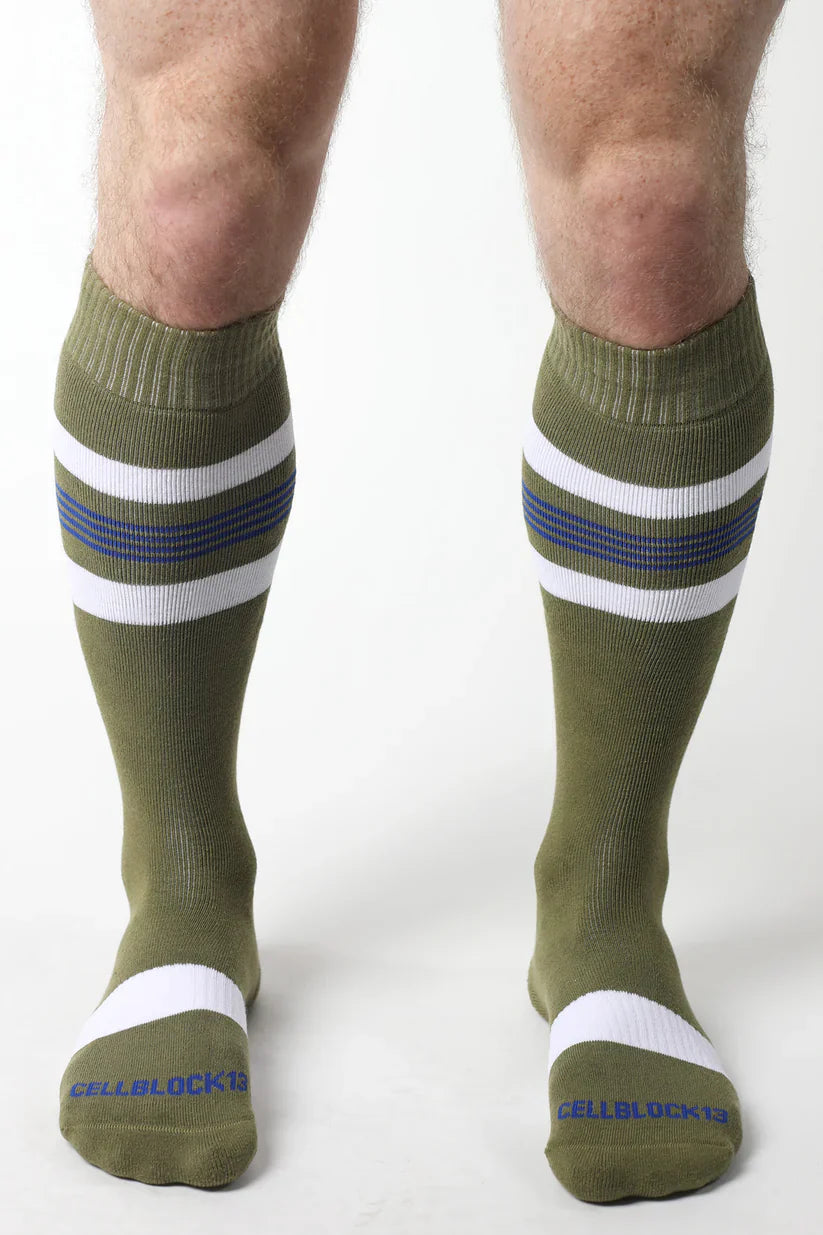 TIGHT END KNEE HIGH SOCKS - 4 COLORS