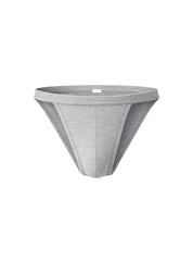 Undergear Men's Contour Cutaway Bikini 2-Pack (Gray & Yellow)