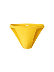Undergear Men's Contour Cutaway Bikini 2-Pack (Gray & Yellow)