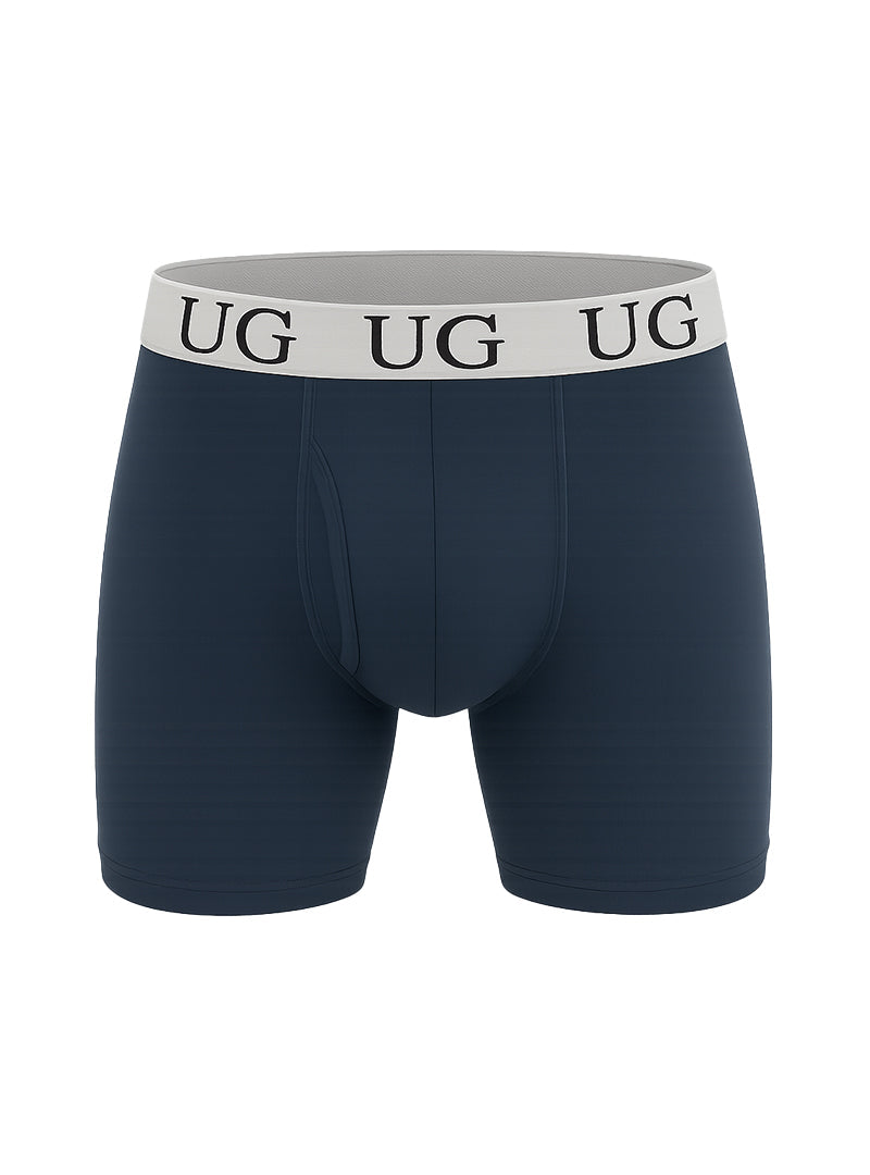 Undergear Fly Front Cotton Boxer Brief