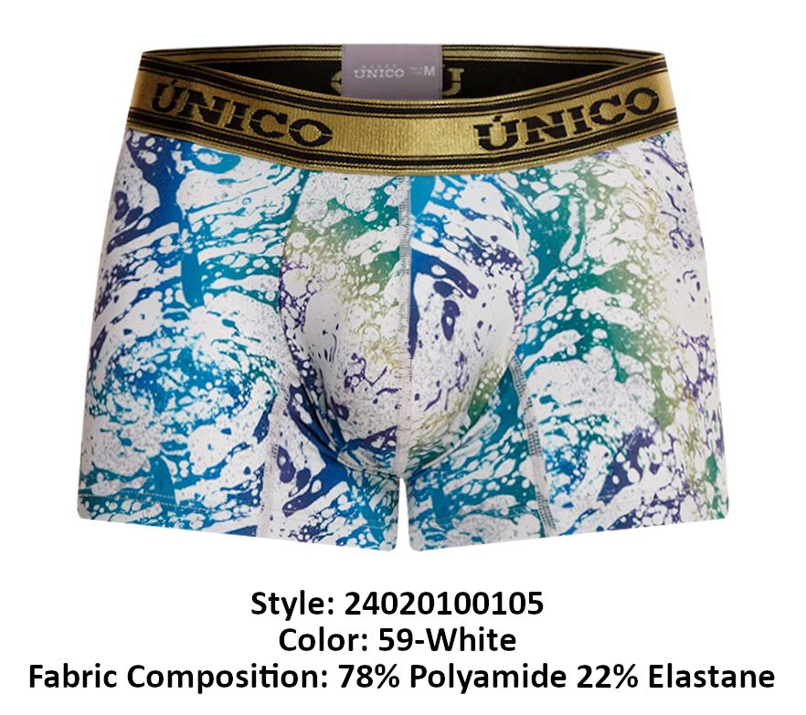 Unico 24020100105 Gasoleo Badehose, Farbe 59, Weiß