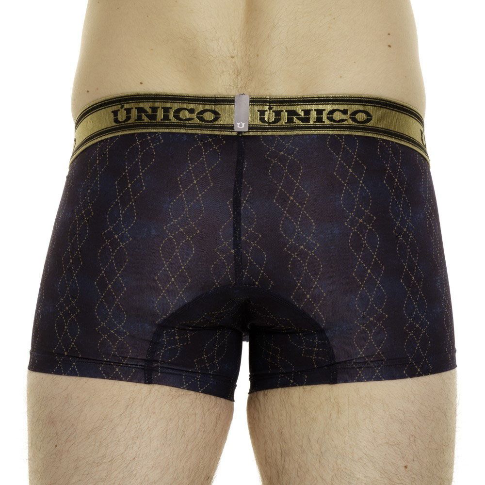 Unico 24020100106 Boxer Laca Couleur 46-Noir