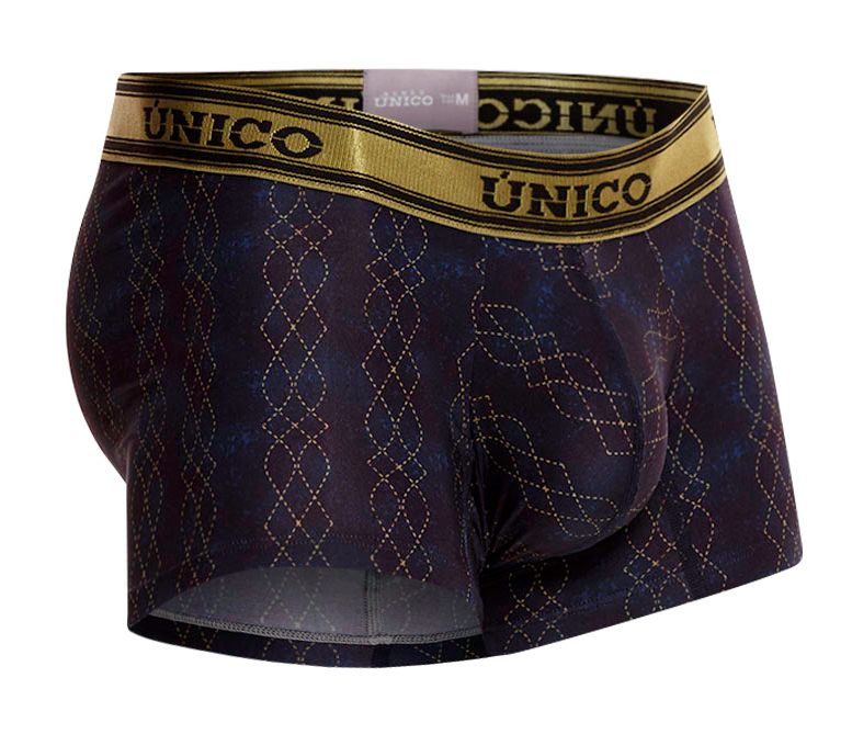 Unico 24020100106 Boxer Laca Couleur 46-Noir