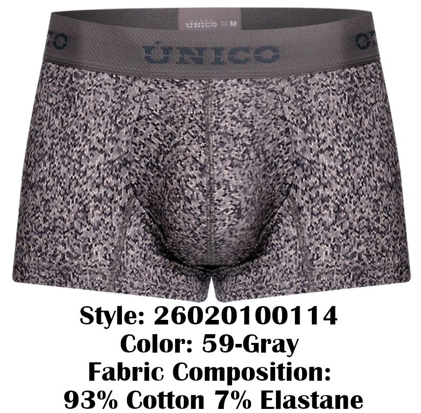 Unico 26020100114 Wildleder-Trunks Farbe 59-Grau