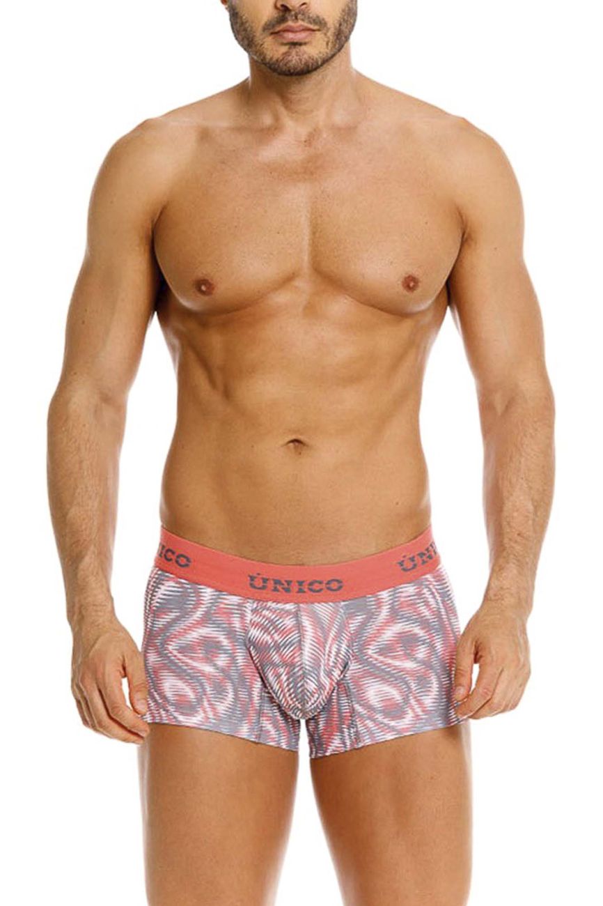 Unico 26020100116 Gerippte Boxershorts Farbe 22-Pink