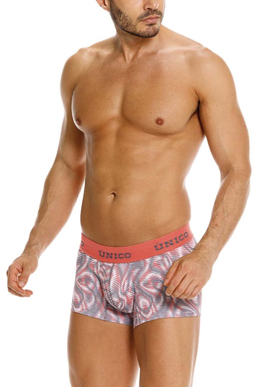 Unico 26020100116 Gerippte Boxershorts Farbe 22-Pink