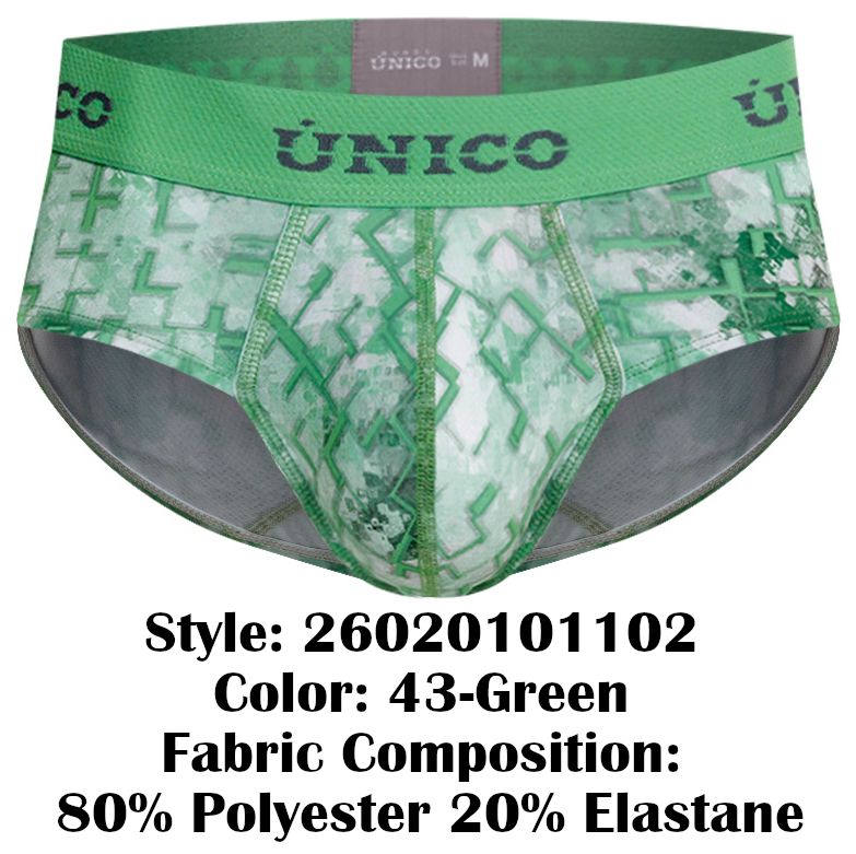 Unico 26020101102 Piramide Slip Farbe 43-Grün
