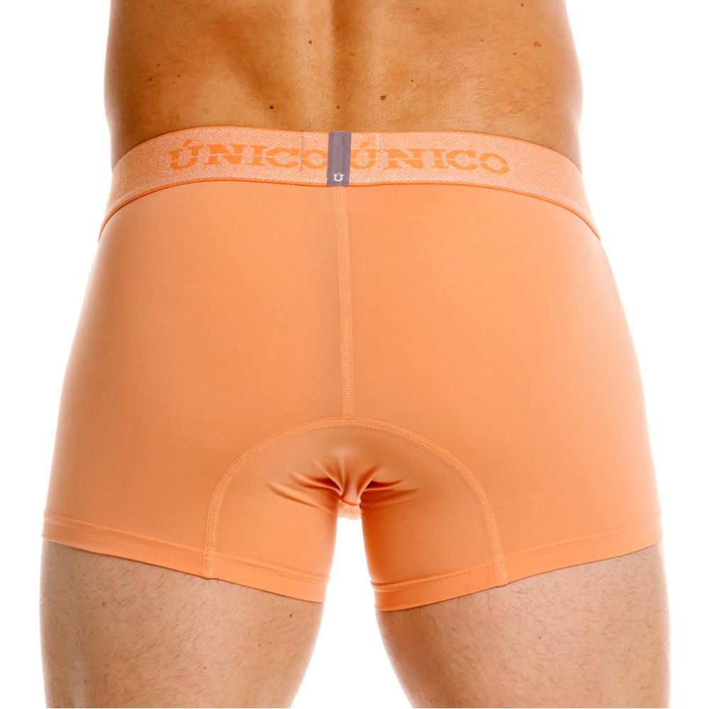 Unico 26040100122 classic apricot briefs with subtle textured waistband and reinforced stitching for premium support