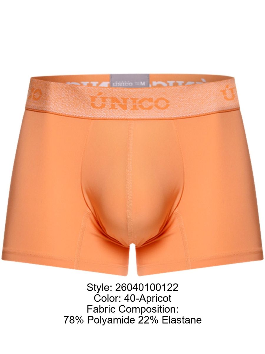 Apricot unico 26040100122 classic trunks made of 78 polyamide 22 elastane offering premium support and style