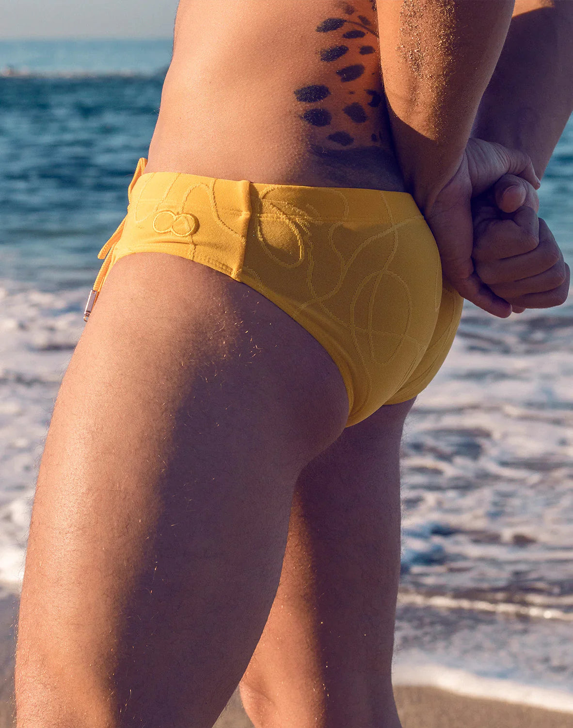 V10 RIPPLE TEXTURED SWIM BRIEF