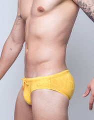 V10 RIPPLE TEXTURED SWIM BRIEF