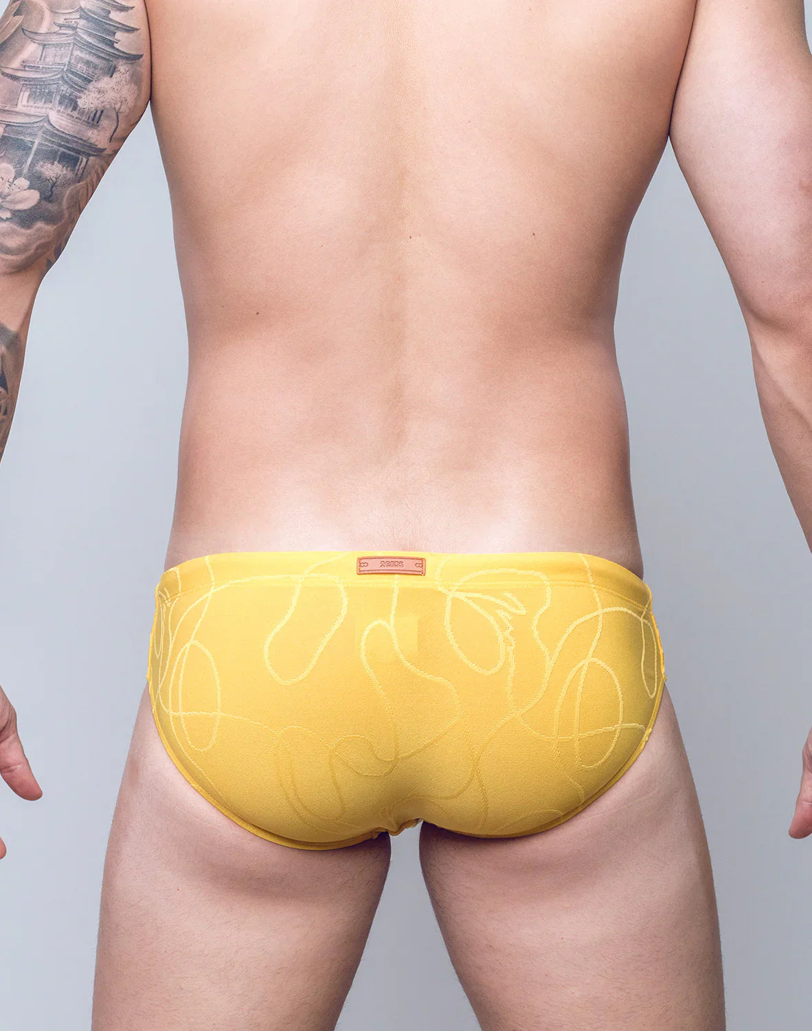 V10 RIPPLE TEXTURED SWIM BRIEF