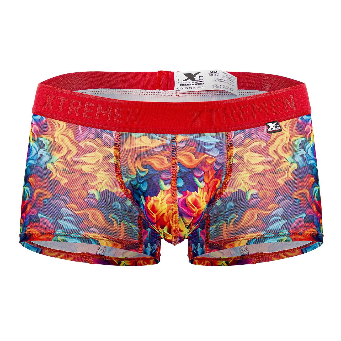 Boxer imprimé Xtremen 91173 Couleur Feu