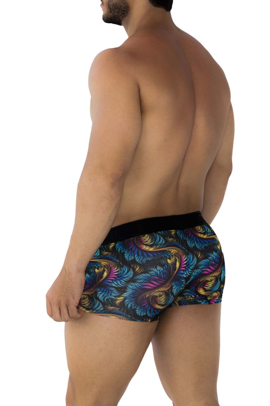 Boxer imprimé Xtremen 91173 Feuilles colorées