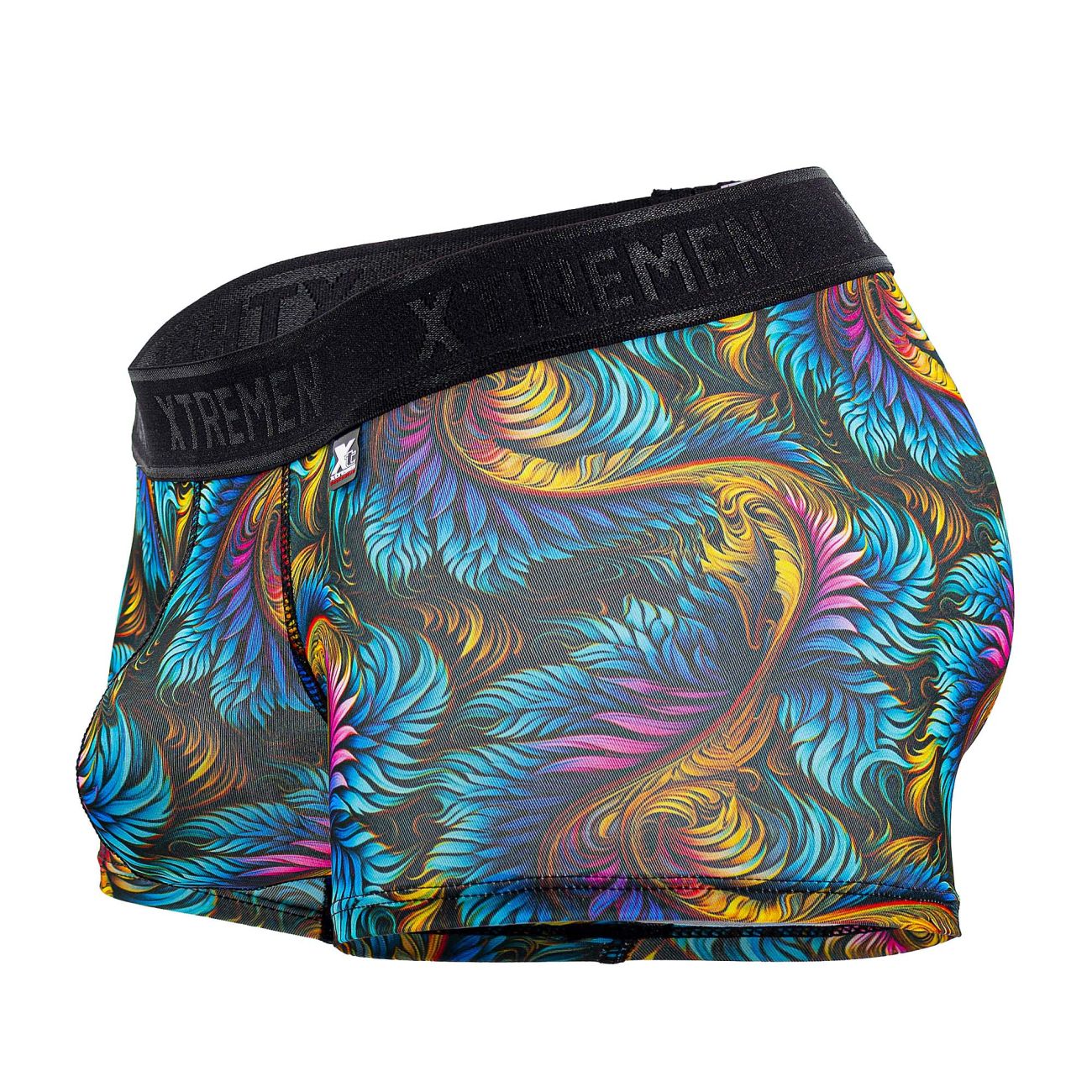 Boxer imprimé Xtremen 91173 Feuilles colorées