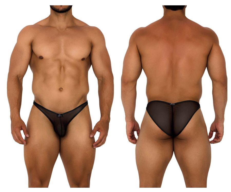 Xtremen 91187 Tüll Mesh Bikini Farbe Schwarz