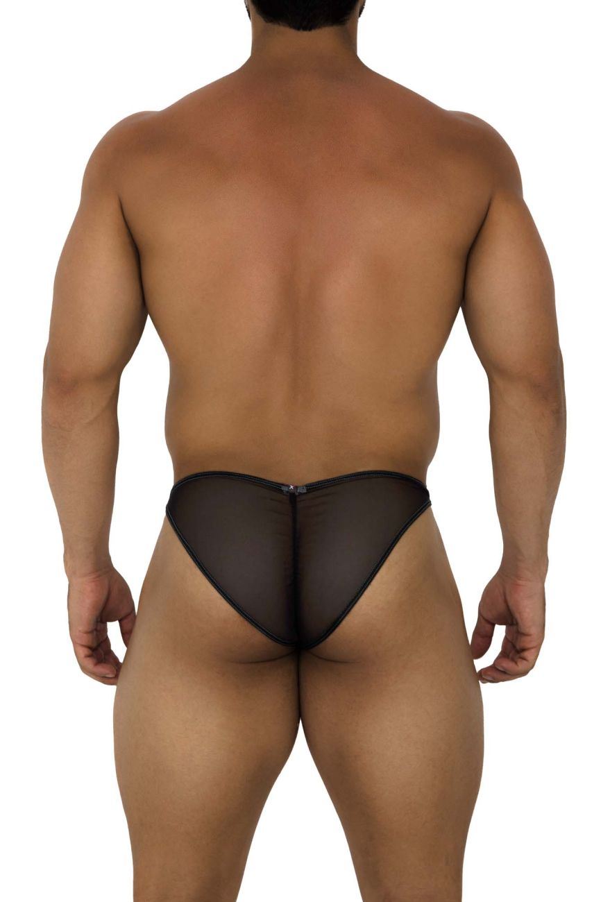 Xtremen 91187 Tüll Mesh Bikini Farbe Schwarz