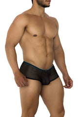 Boxer en tulle et maille Xtremen 91188 Couleur Noir