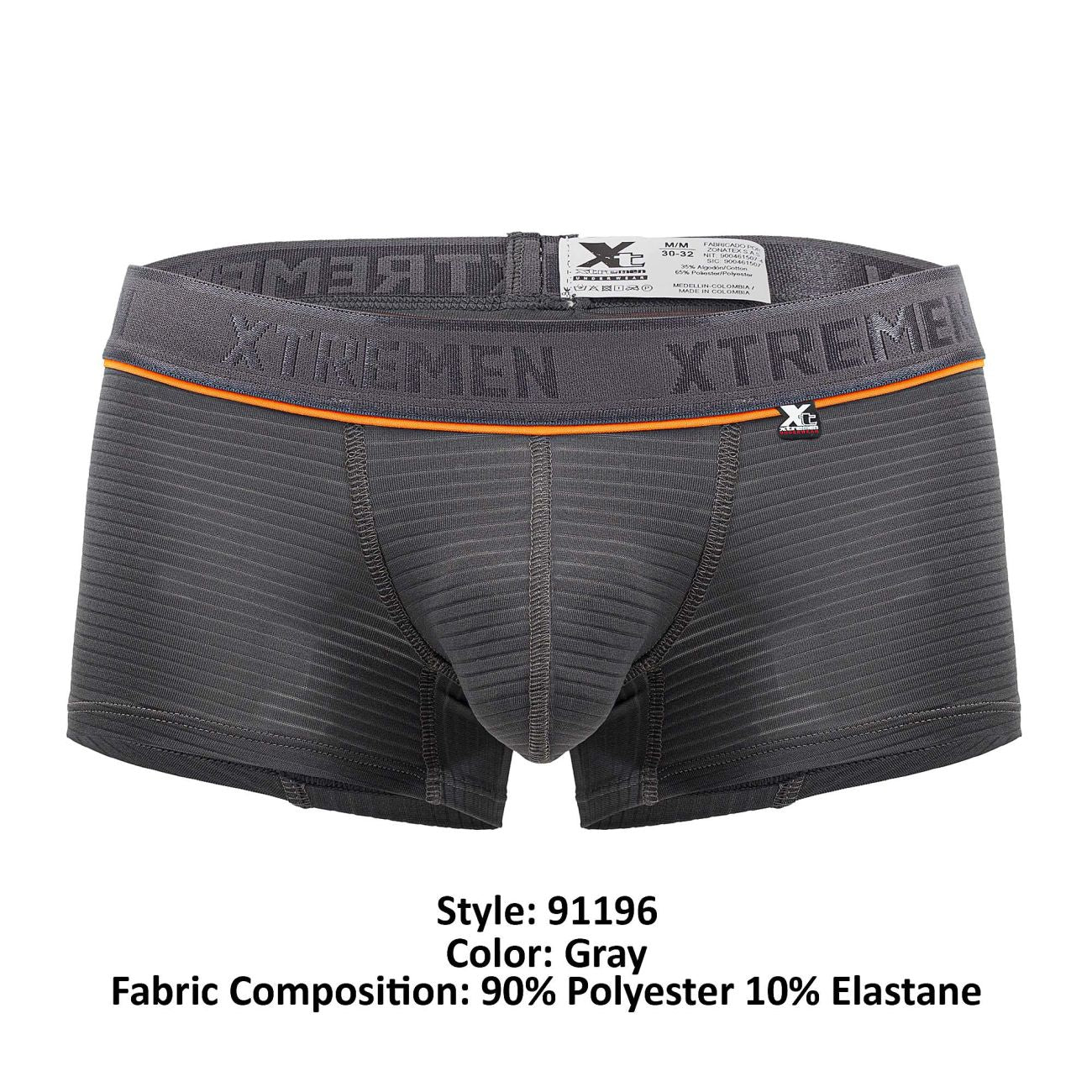 Xtremen 91196 Jacquard-Badehose, Farbe Grau